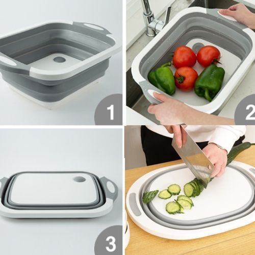 3 In 1 MultifunctionAL FoldABLE CHOPPING/Cutting Board