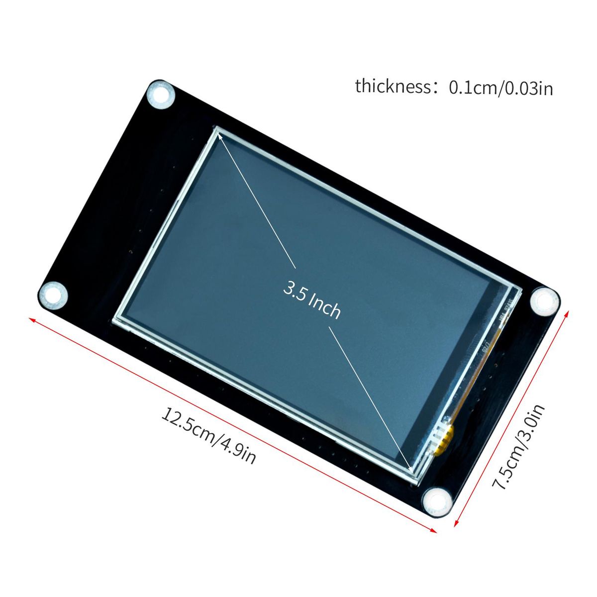 TRONXY 3D Printer Display 3.5 Inch Full Color Touchscreen Support Chinese/English for TRONXY 3D Printers