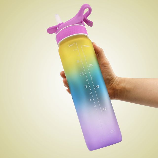 1 Litre Air Up Bottle Motivational Fitness Flip- Mug 32oz