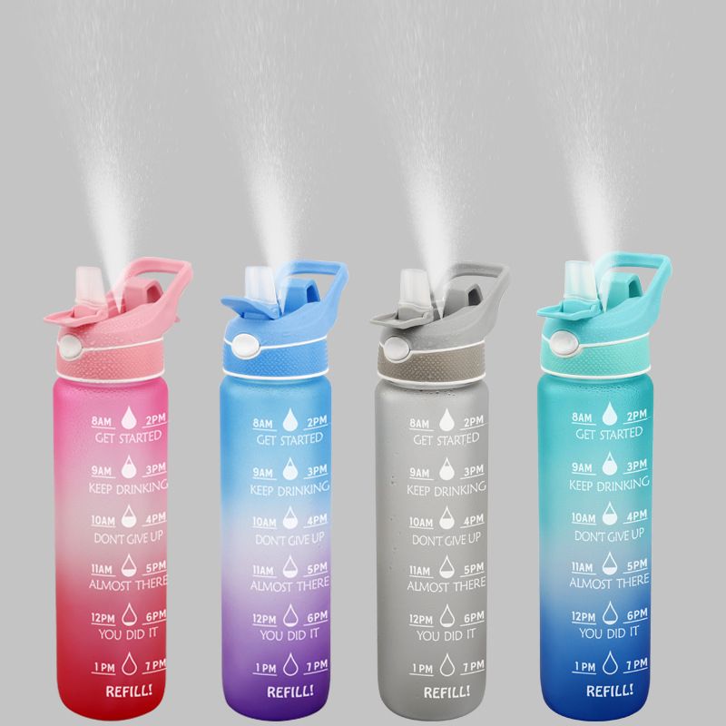 1 Litre Air Up Bottle Motivational Fitness Flip- Mug 32oz
