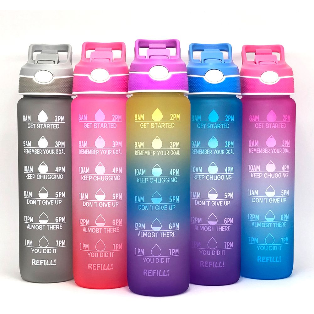 1 Litre Air Up Bottle Motivational Fitness Flip- Mug 32oz