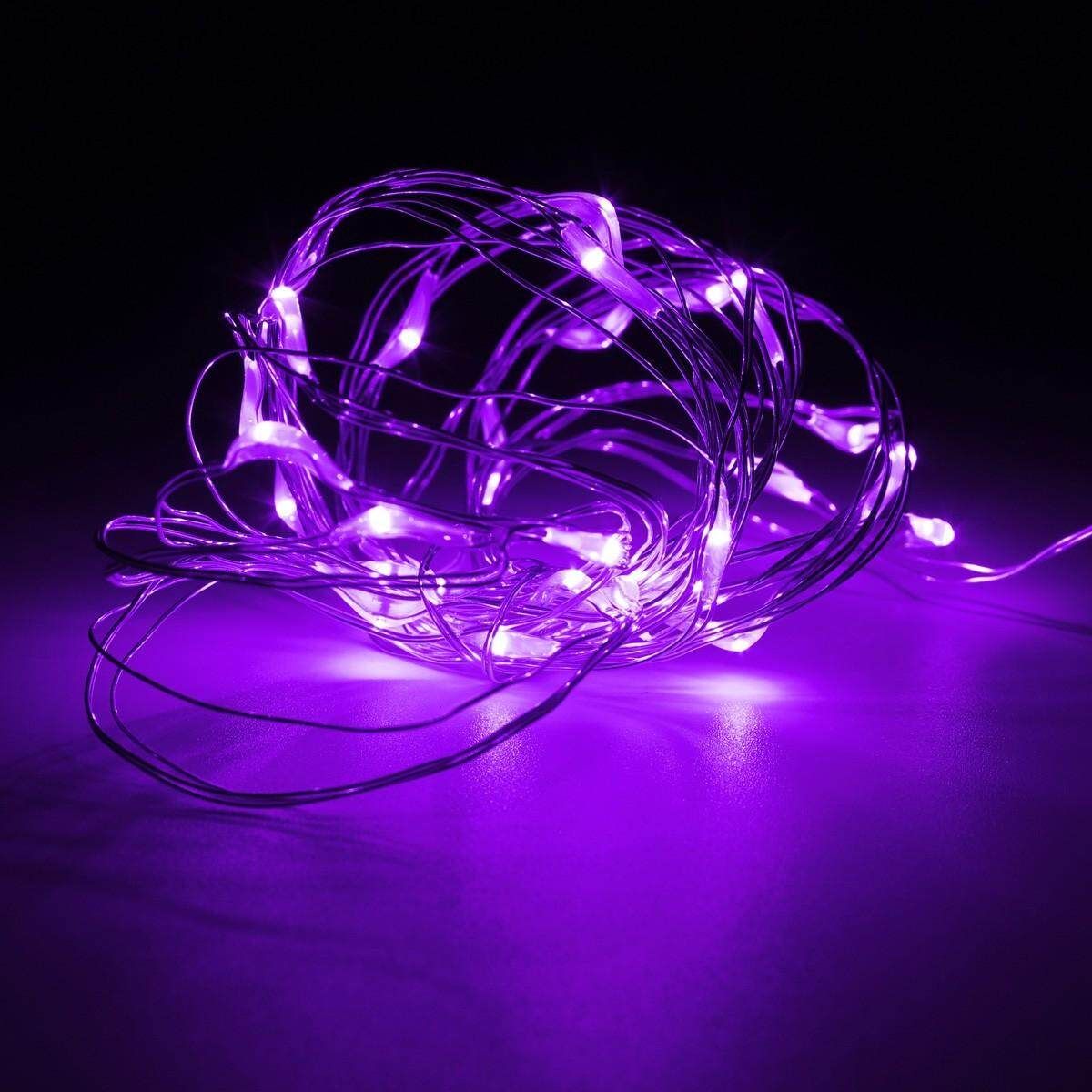 10M Powered Copper Wire String Fairy Xmas Party Lights Waterproof IP65 Purple