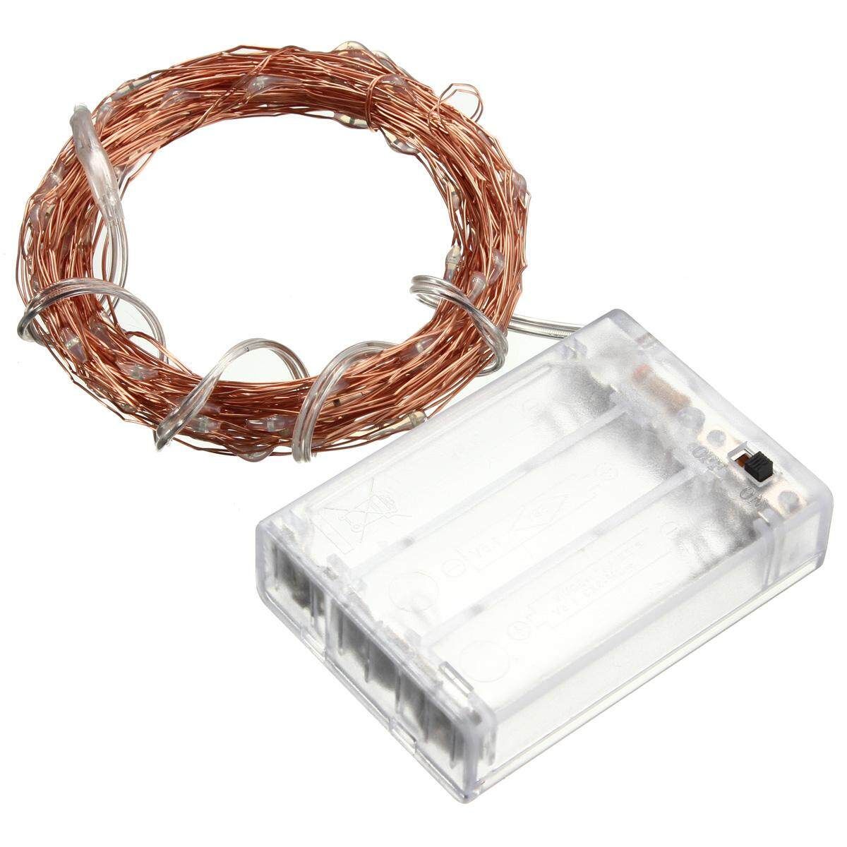 10M Powered Copper Wire String Fairy Xmas Party Lights Waterproof IP65 Purple