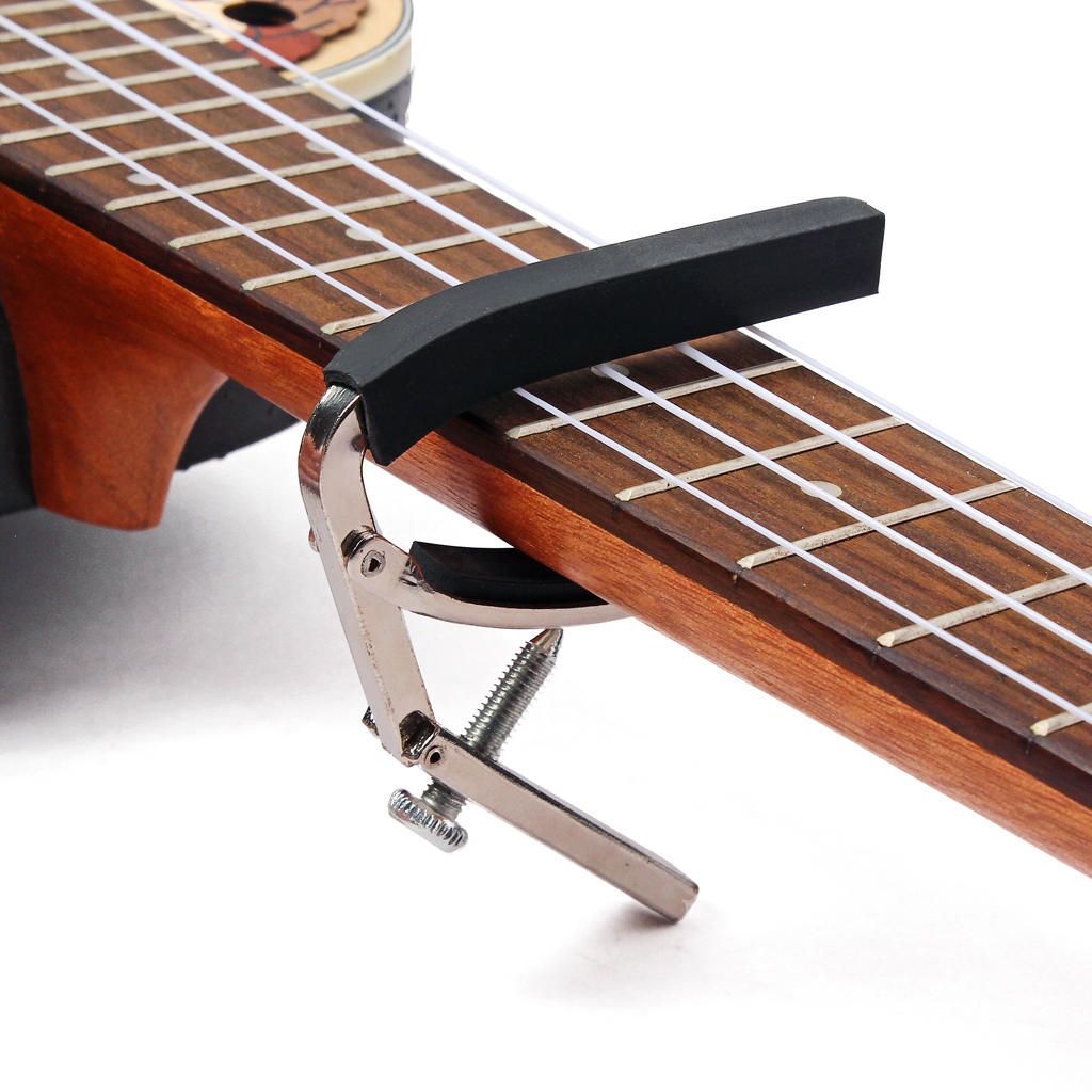 Silver Guitar Parts Capo Capotraste Quick Change Clamp Guitar Tone #2