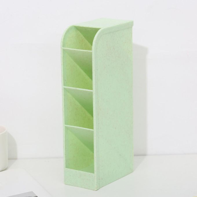 3pcs Desktop Organizer With 4 Compartments High Capacity For Home Dorm
