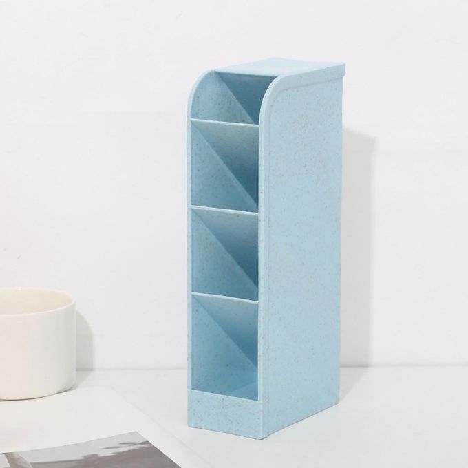 3pcs Desktop Organizer With 4 Compartments High Capacity For Home Dorm