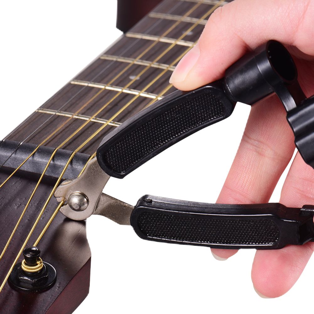 3 In 1 Versatile Guitar Winder String Cutter Pin Puller For