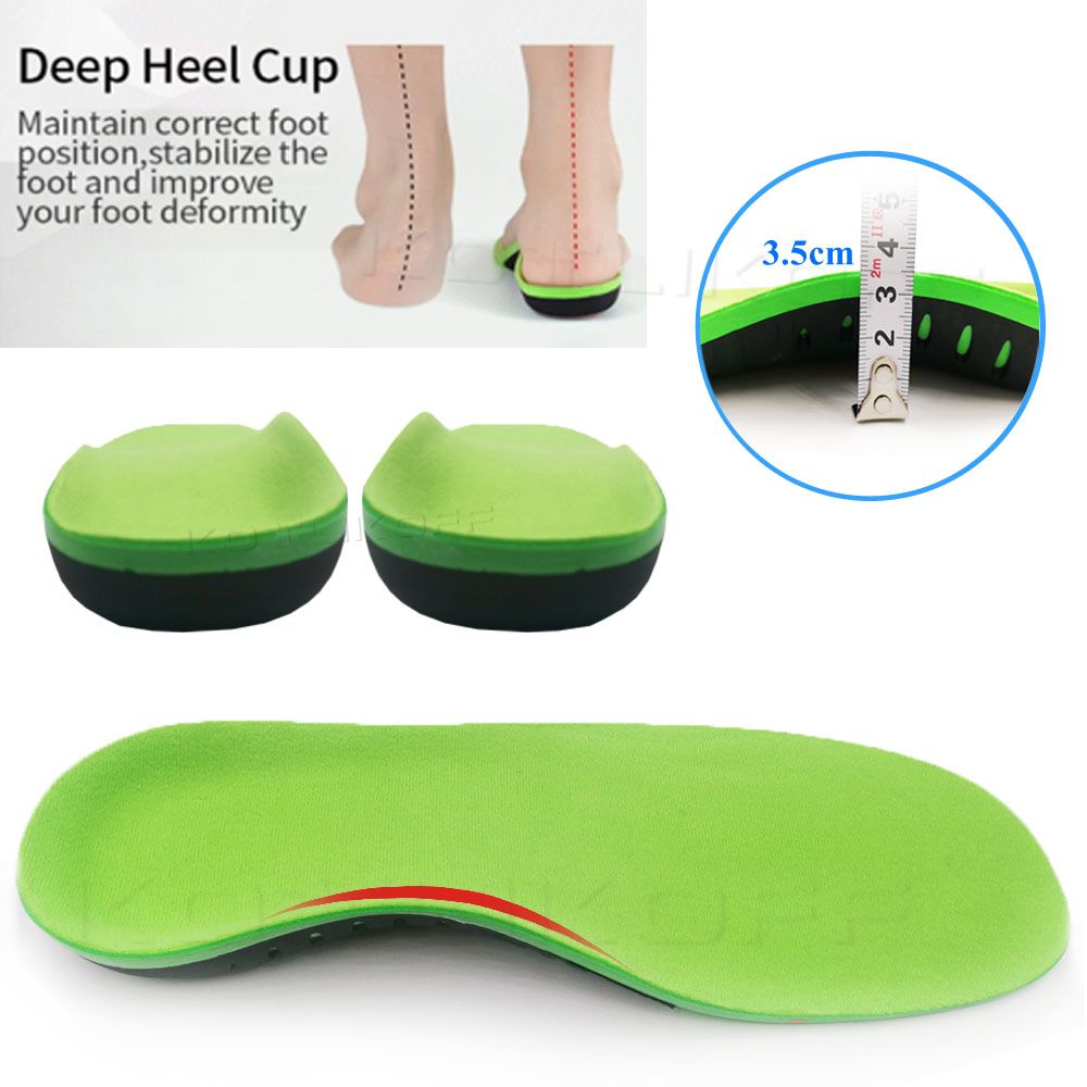 EVA Orthotic Insoles For Flat Feet High Arch Support Comfortable Sports Orthopedic Shoes Sole Insert Relieve Heel Pain Shoe Pads XL