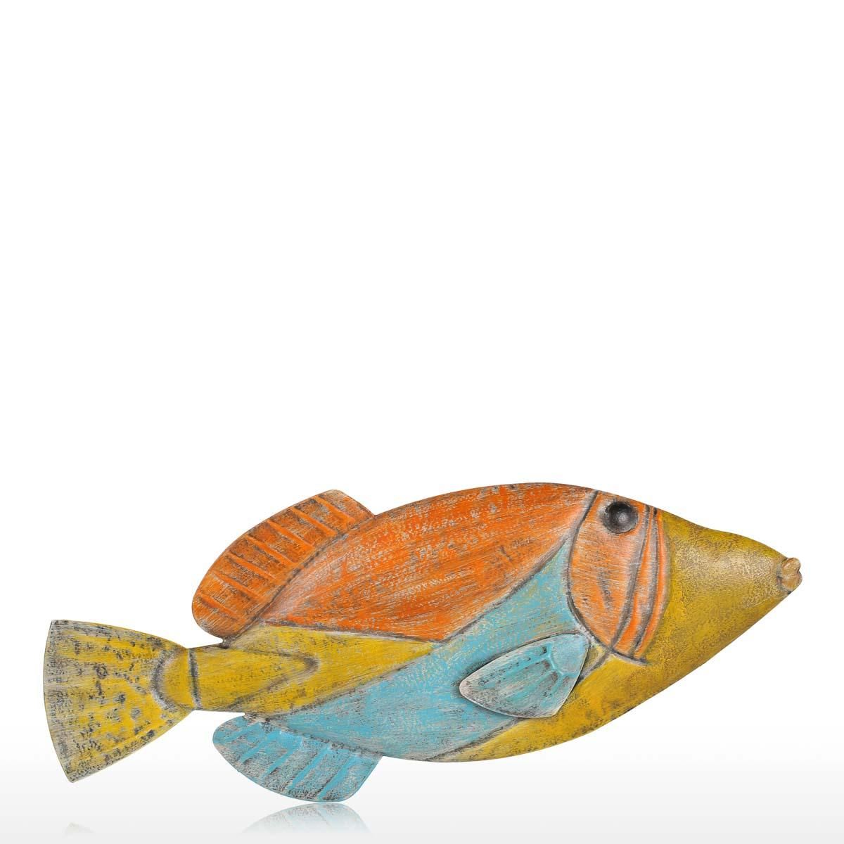 Fish Wall Hanging 6 Iron Wall Decor Creative Ornament Craft Wall Setting Wall Hanging Marine Life