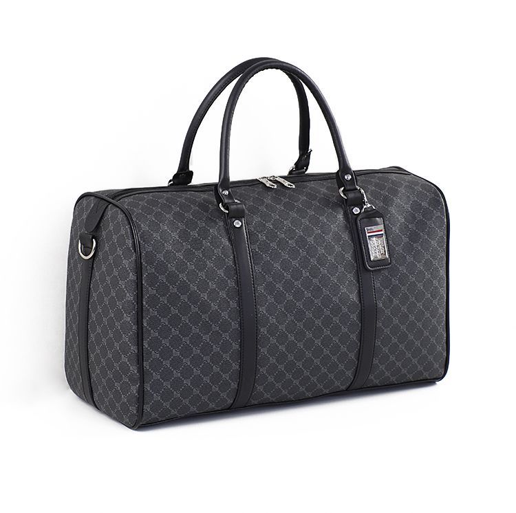 Large Capacity Waterproof Bag Travel Zipper Luggage -Black
