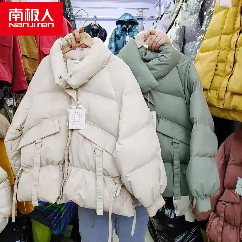 2022 Winter New Korean Style Loose Short Thickened down Cotton Clothing Cotton Coat Women's Small Puffer Jacket Coat Fashion