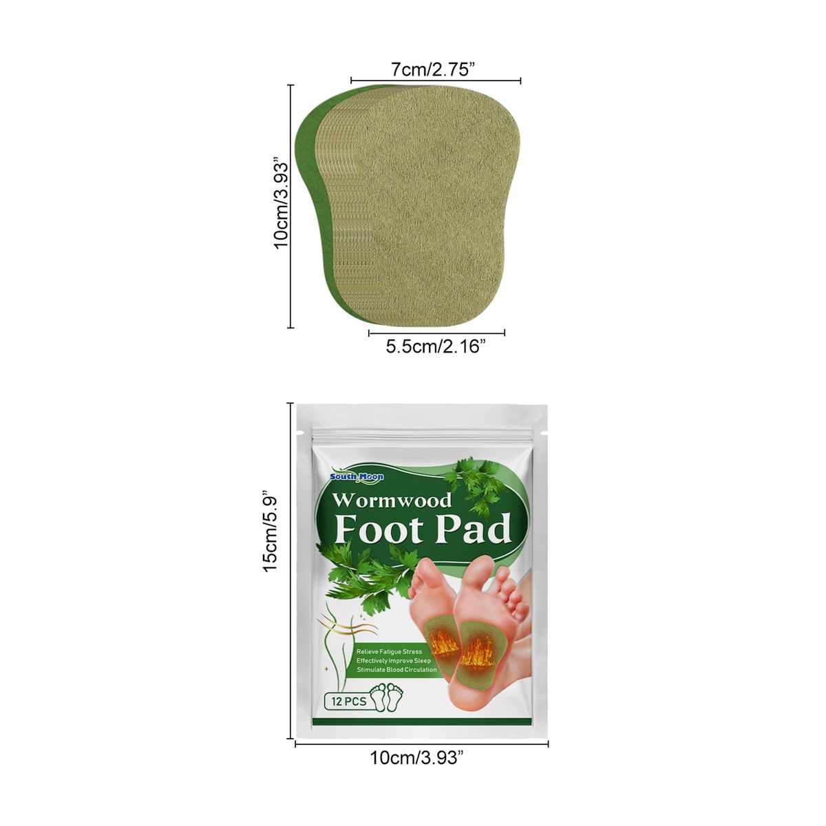 12Pcs/Bag Foot Patches Detoxification Advance