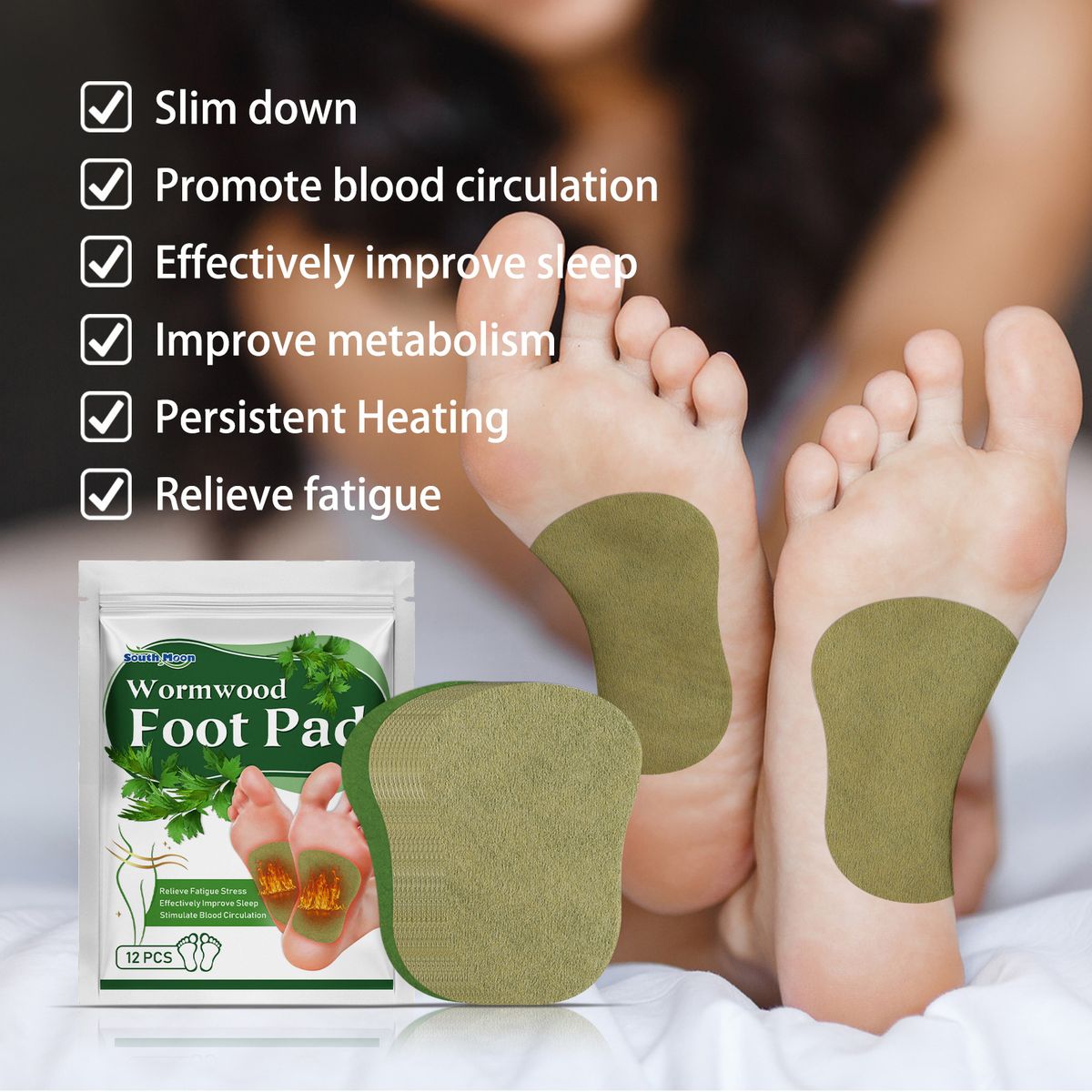 12Pcs/Bag Foot Patches Detoxification Advance