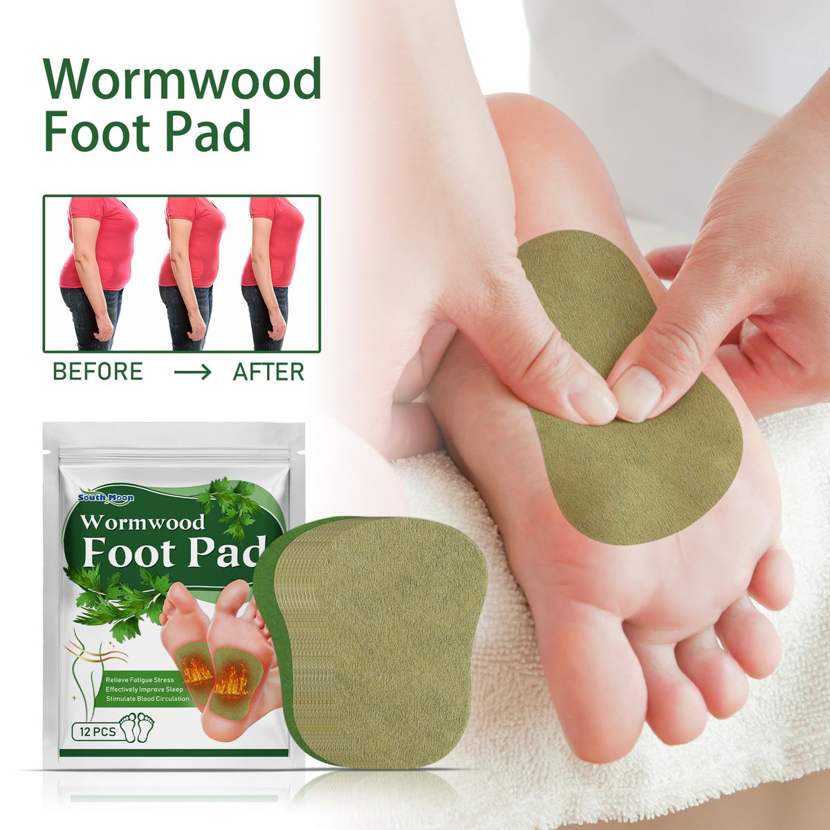 12Pcs/Bag Foot Patches Detoxification Advance