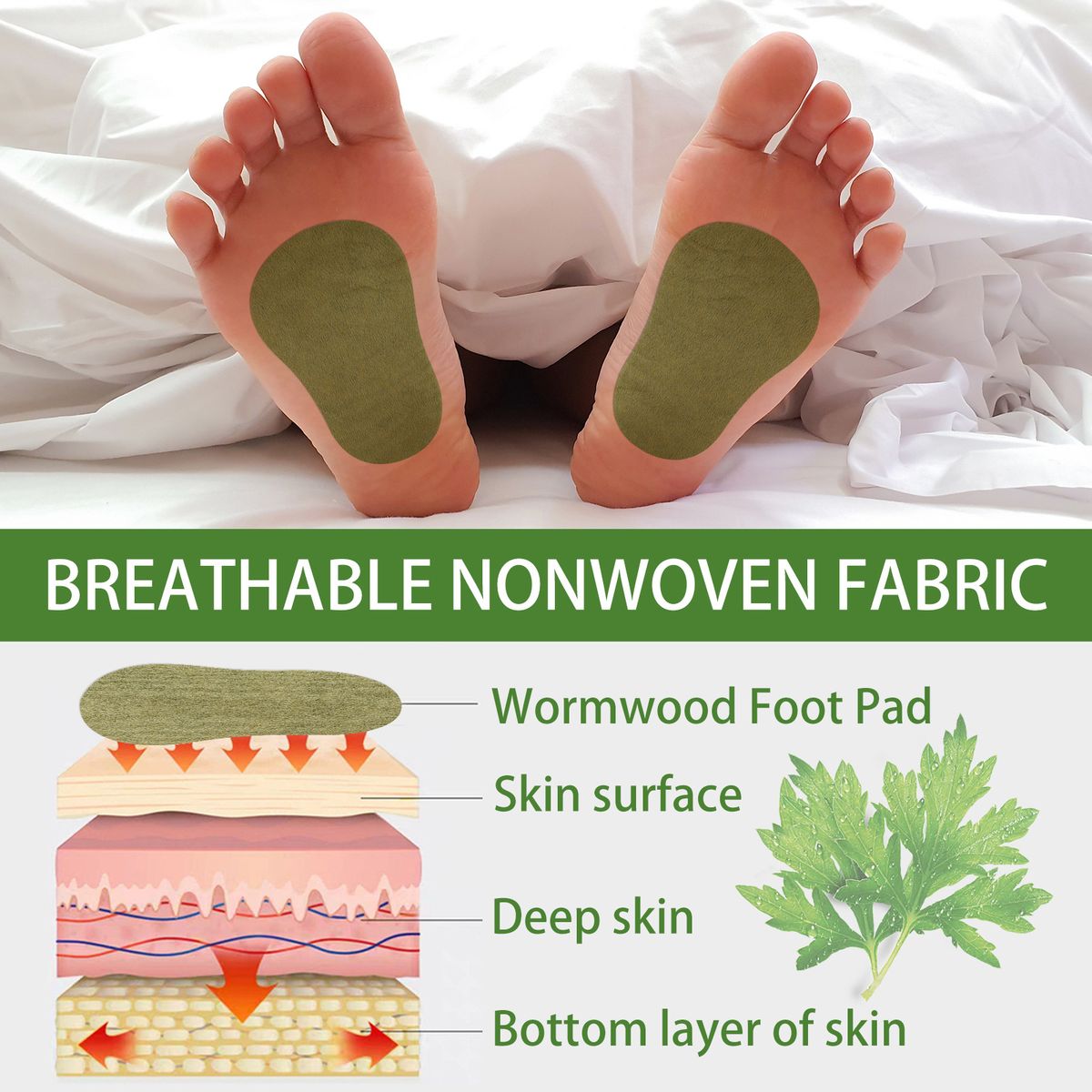 12Pcs/Bag Foot Patches Detoxification Advance