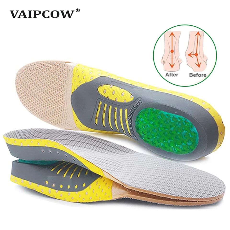 Orthopedic Insoles Orthotics Flat Foot Health Sole Pad For Shoes Insert Arch Support Pad For Plantar Fasciitis Feet Care Insoles L (41 To 46)