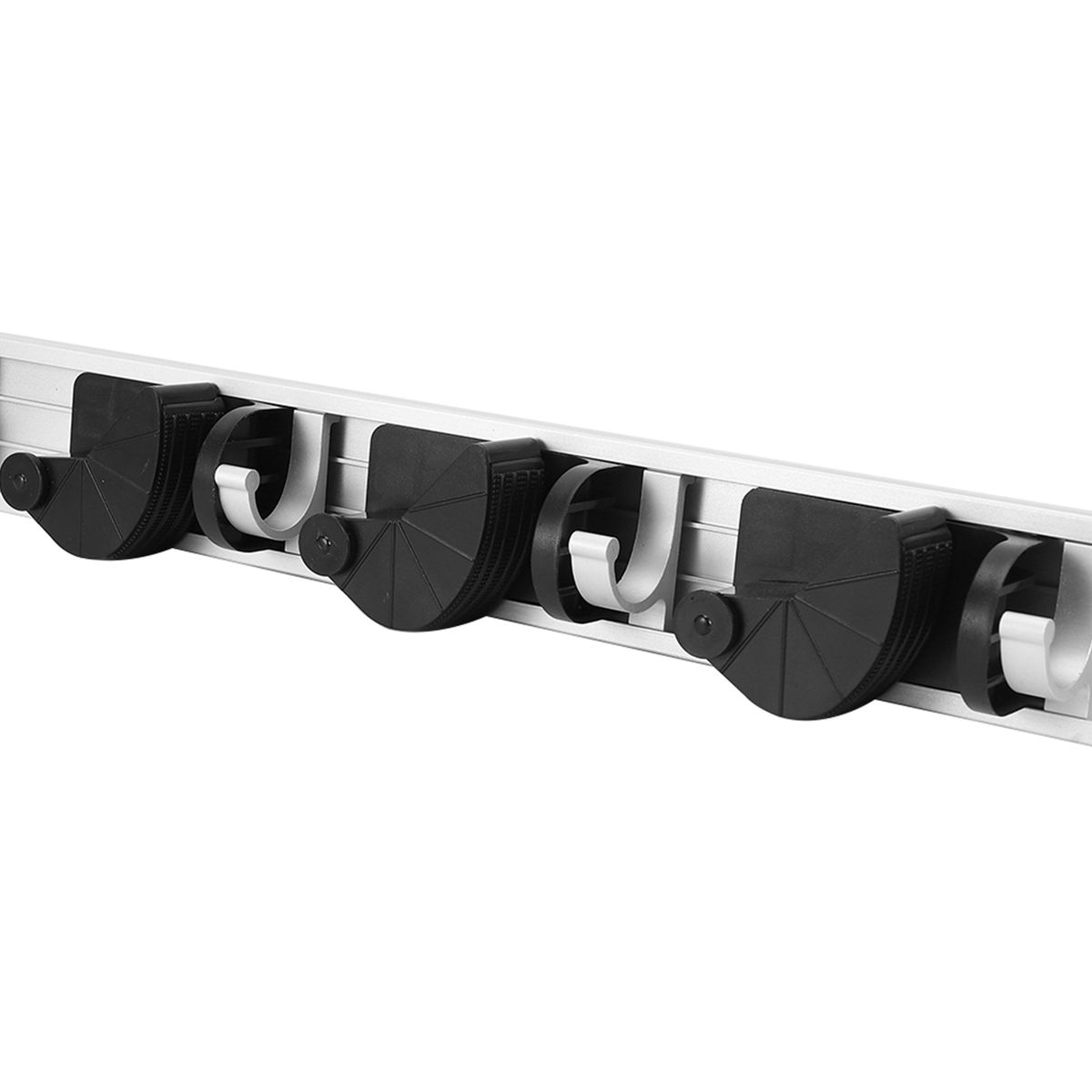Mop Broom Holder Wall Mount Metal Pantry Organization And