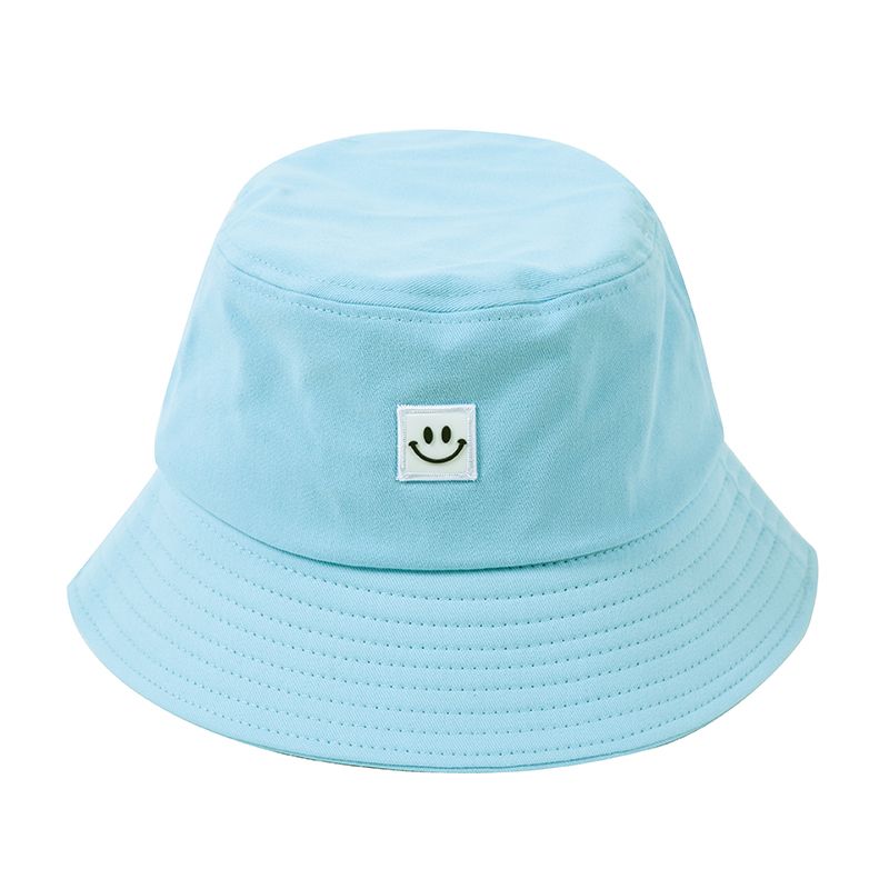 Women Hat Fisherman Smiley Face Sunbonnet Bucket Beach Cap