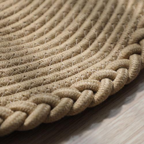 Simple Japanese Style Jute Floor Mat Carpet Door
