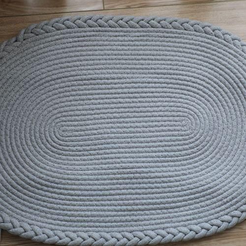 Simple Japanese Style Jute Floor Mat Carpet Door