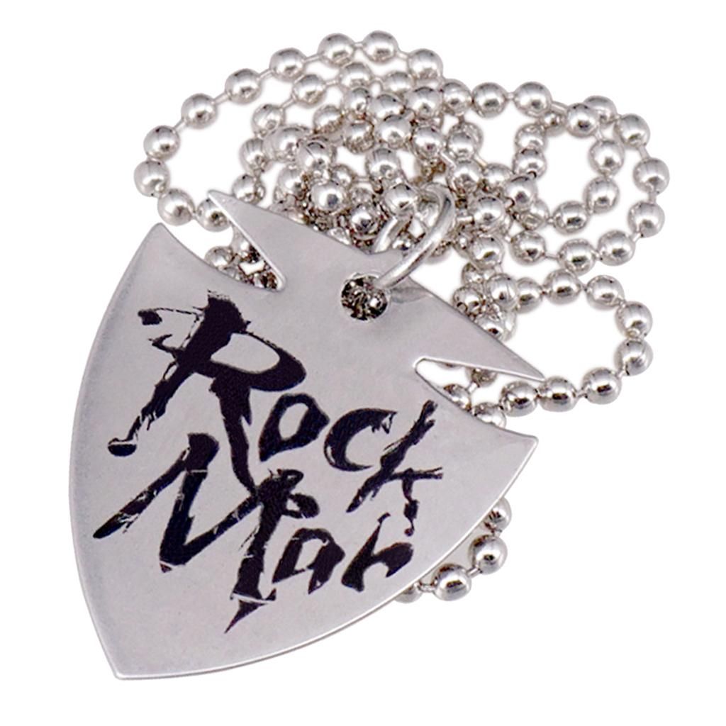 Creative Guitar Pick Necklace Pick Pendant For Boys, Father, Boyfriend