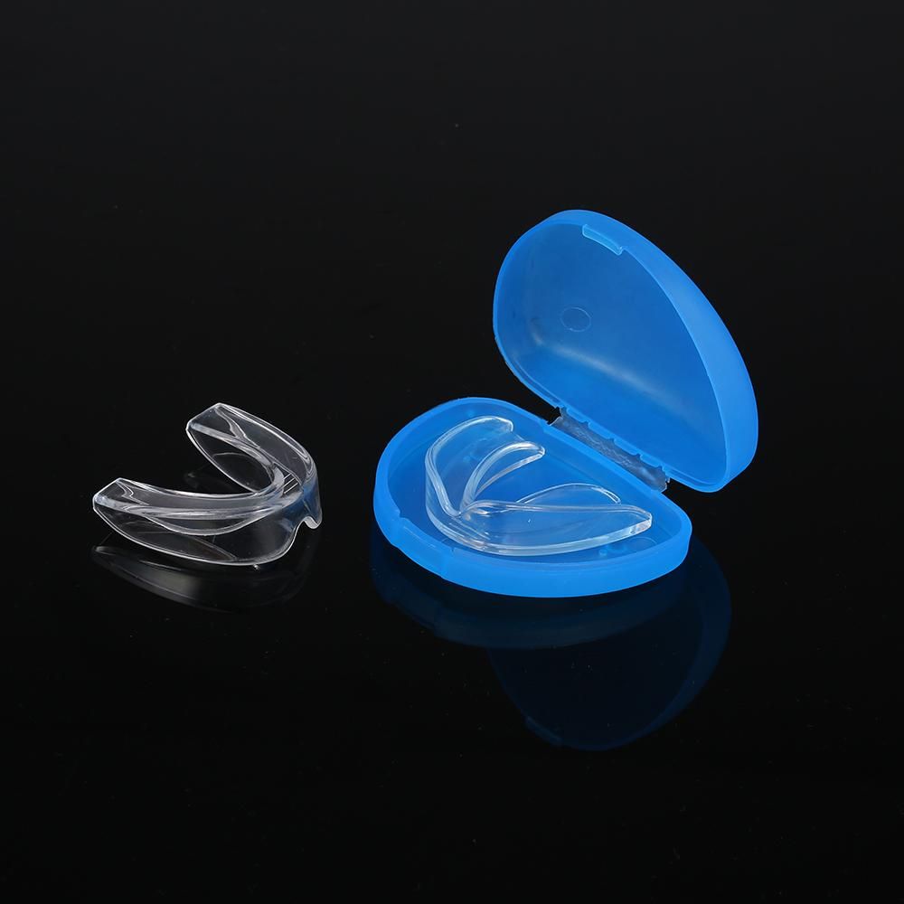 Mouth Guard for Teeth Grinding with Storage Case 2PCS Mouthguard Moldable Night Guards for Anti Teeth Grinding