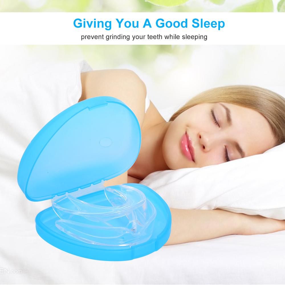 Mouth Guard for Teeth Grinding with Storage Case 2PCS Mouthguard Moldable Night Guards for Anti Teeth Grinding