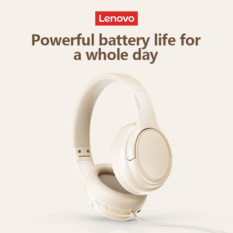 Original Lenovo TH20 Gaming Headphones Dual Mode Headset Wireless Bluetooth 5.3 Foldable Sport Headphone Music Earphone 2023 New