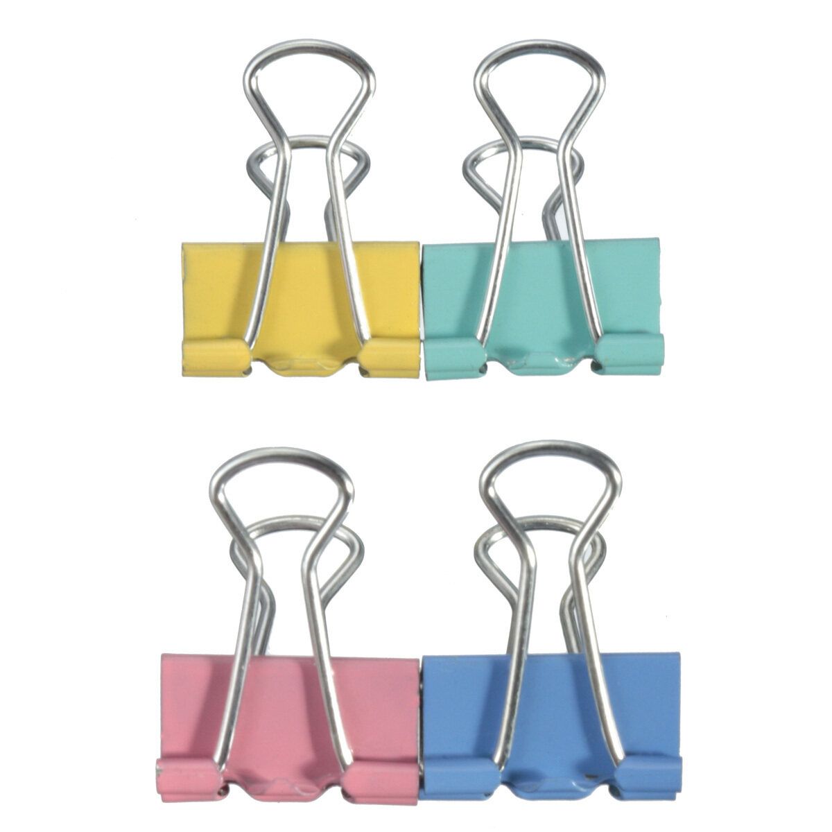 40Pcs 19mm Width Metal Binder Clips For Home Office School File Paper Organizer