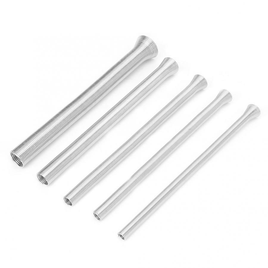 5Pcs 21cm Elastic Steel Curve Spring Tube Bender PVC Electrical Wire Bending Pipe Man