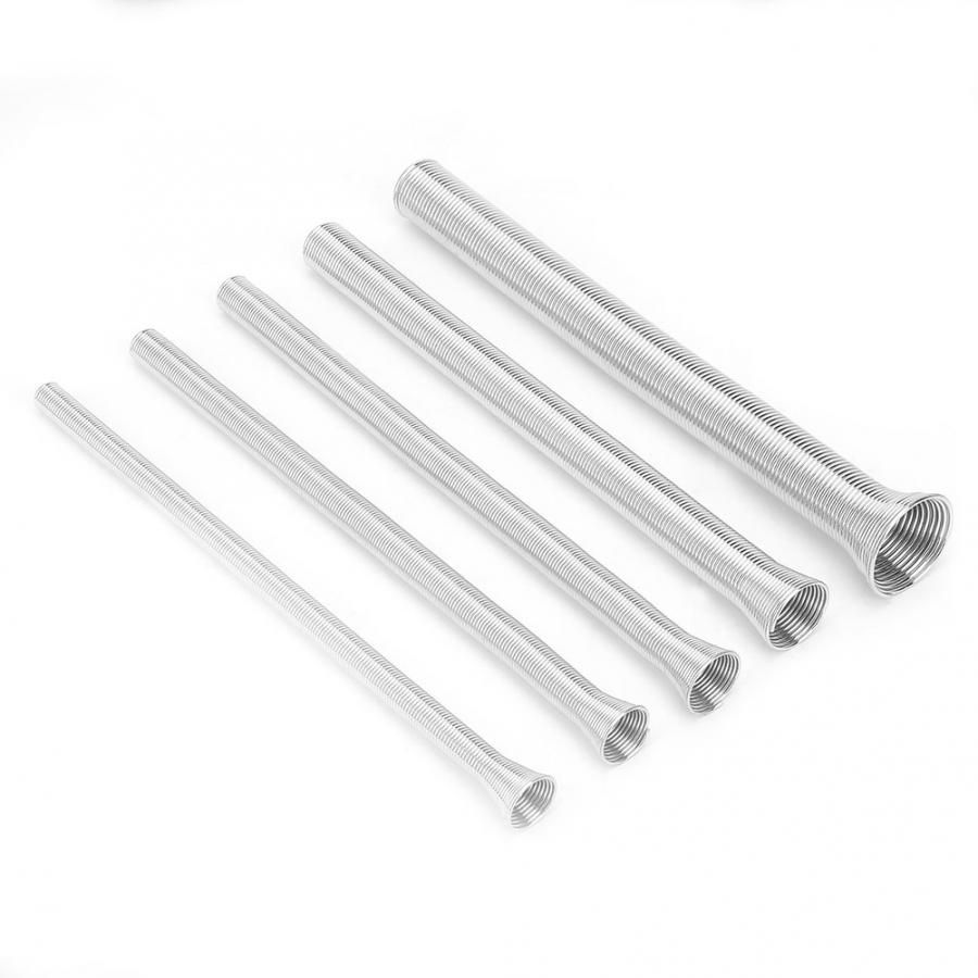 5Pcs 21cm Elastic Steel Curve Spring Tube Bender PVC Electrical Wire Bending Pipe Man