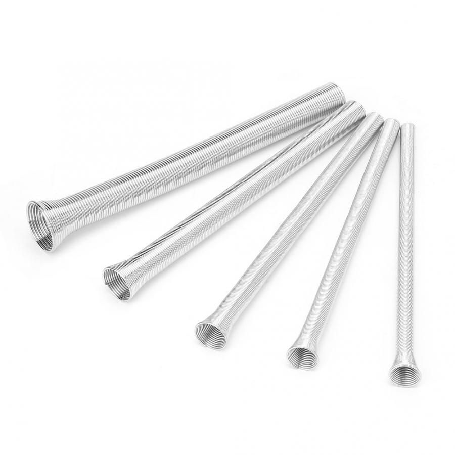 5Pcs 21cm Elastic Steel Curve Spring Tube Bender PVC Electrical Wire Bending Pipe Man