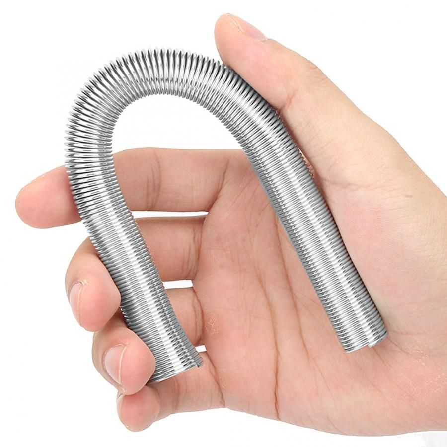 5Pcs 21cm Elastic Steel Curve Spring Tube Bender PVC Electrical Wire Bending Pipe Man