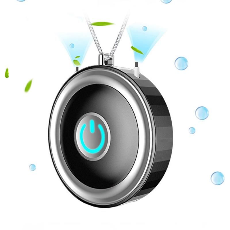 Mini Air Purifier Wearable Necklace USB Negative Generator B