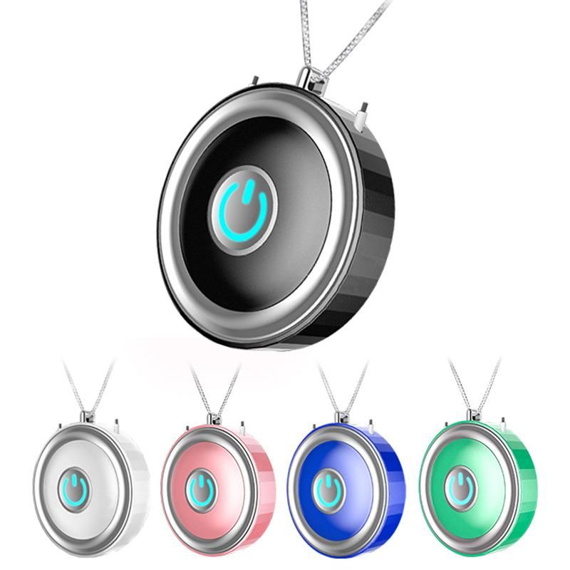 Mini Air Purifier Wearable Necklace USB Negative Generator B