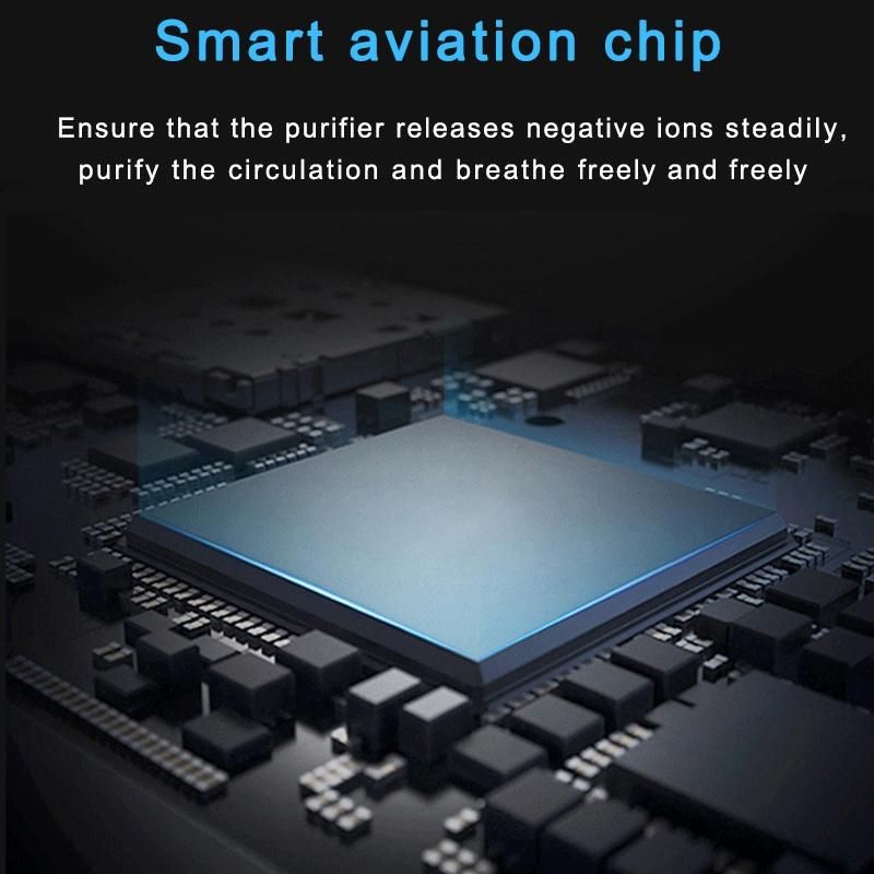 Mini Air Purifier Wearable Necklace USB Negative Generator B