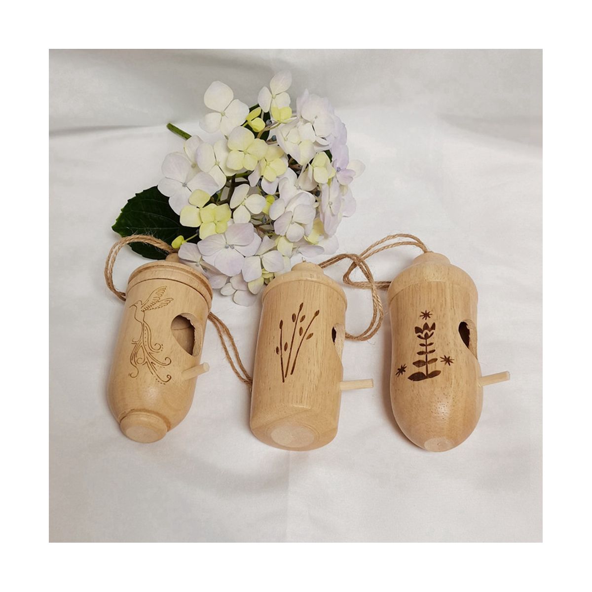 3Pcs Detachable bird Houses Wooden bird Houses for Outside