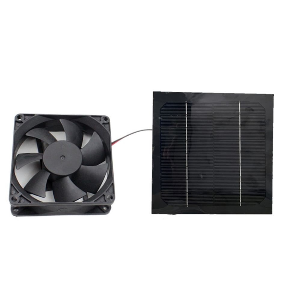 20W 12V Solar Panel Exhaust Fan Air Extractor Mini