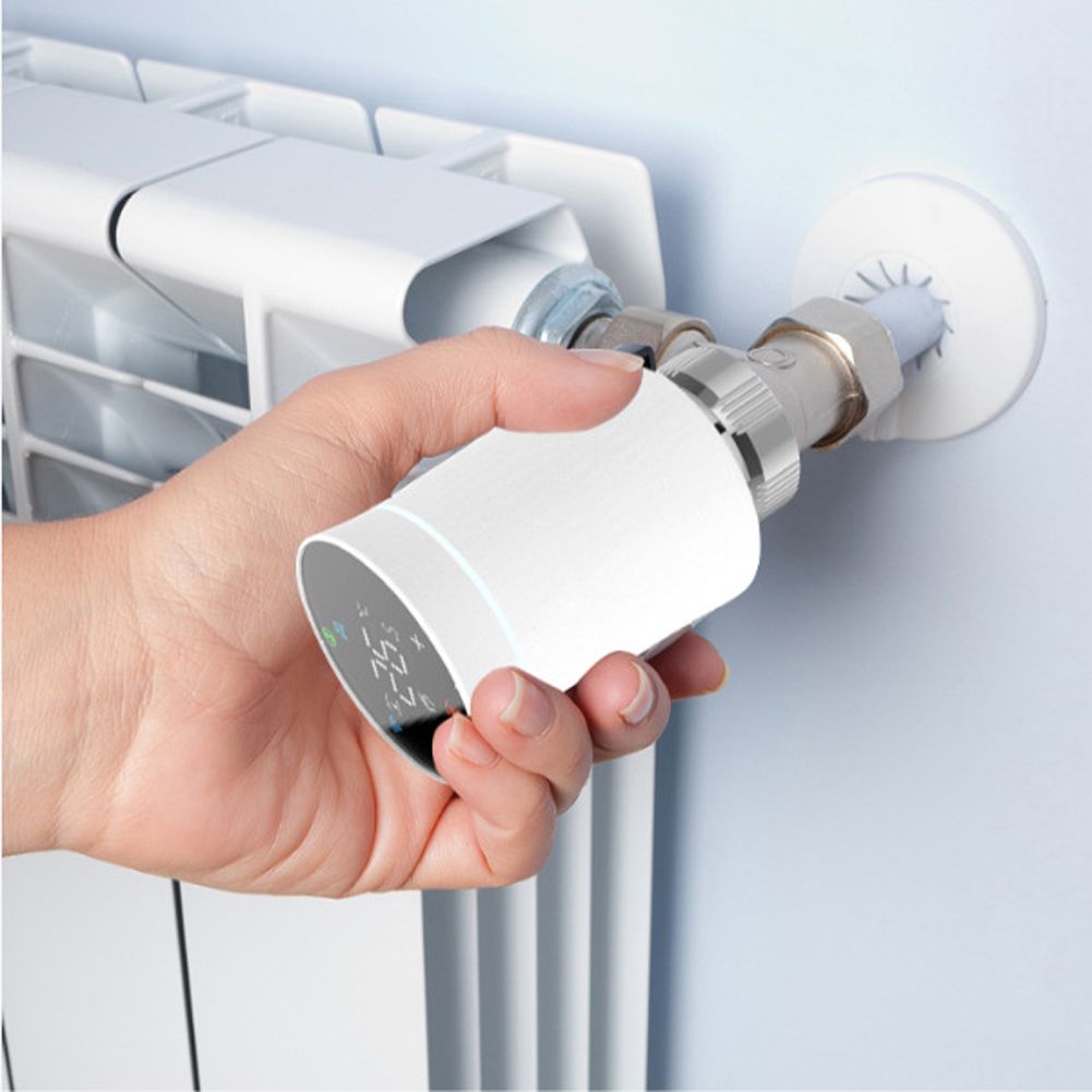 Tuya Zigbee TRV Thermostatic Valve LED Display Screen
