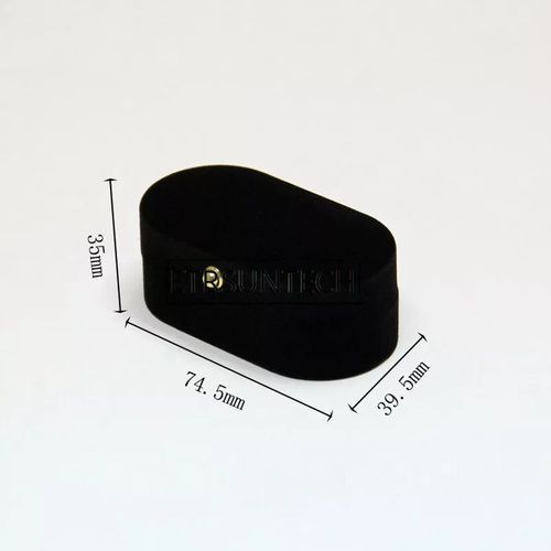 Portable Double Rings Box Display Jewelry Holder Wedding Engagement Ring Case