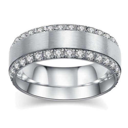 Wedding Ring Set Heart Diamond For Couple