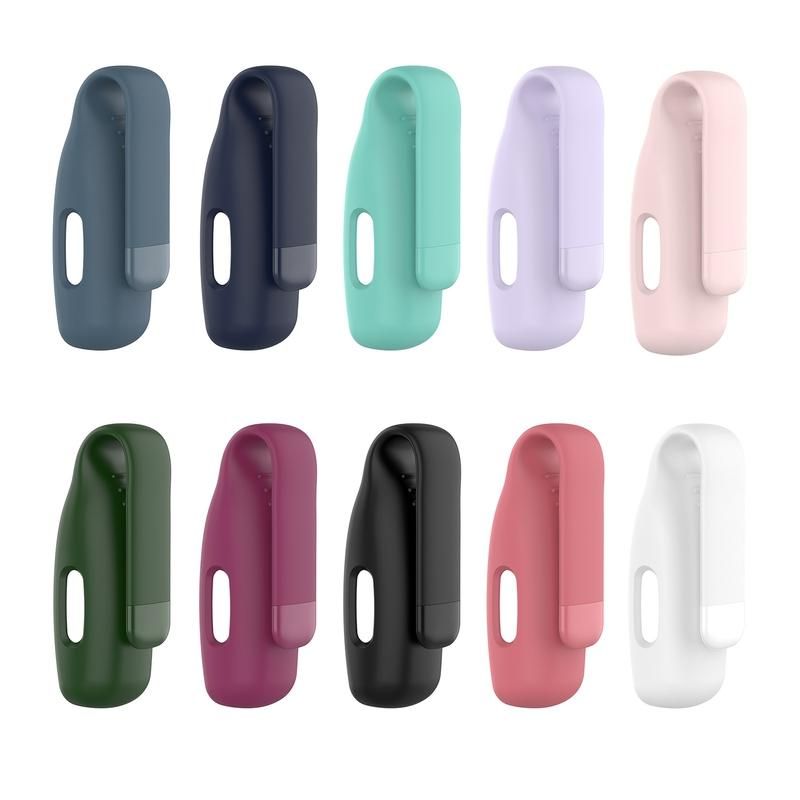 Silicone Steel Clip Protective Shell Case-Light Purple