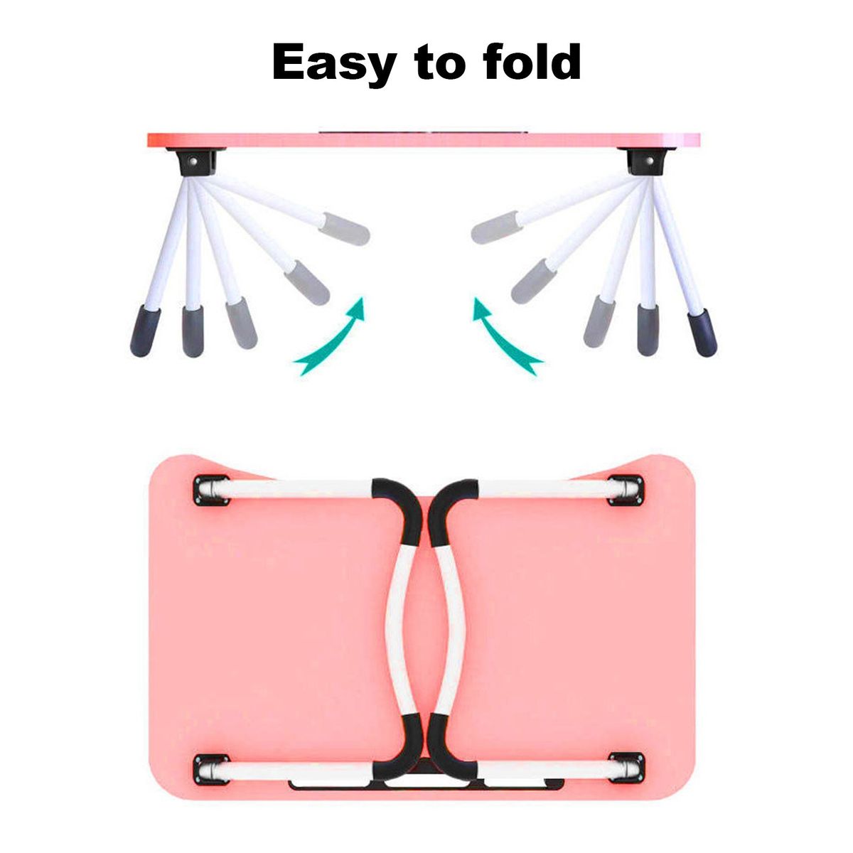Laptop Desk Foldable Bed Table Portable Multi-Function Lap