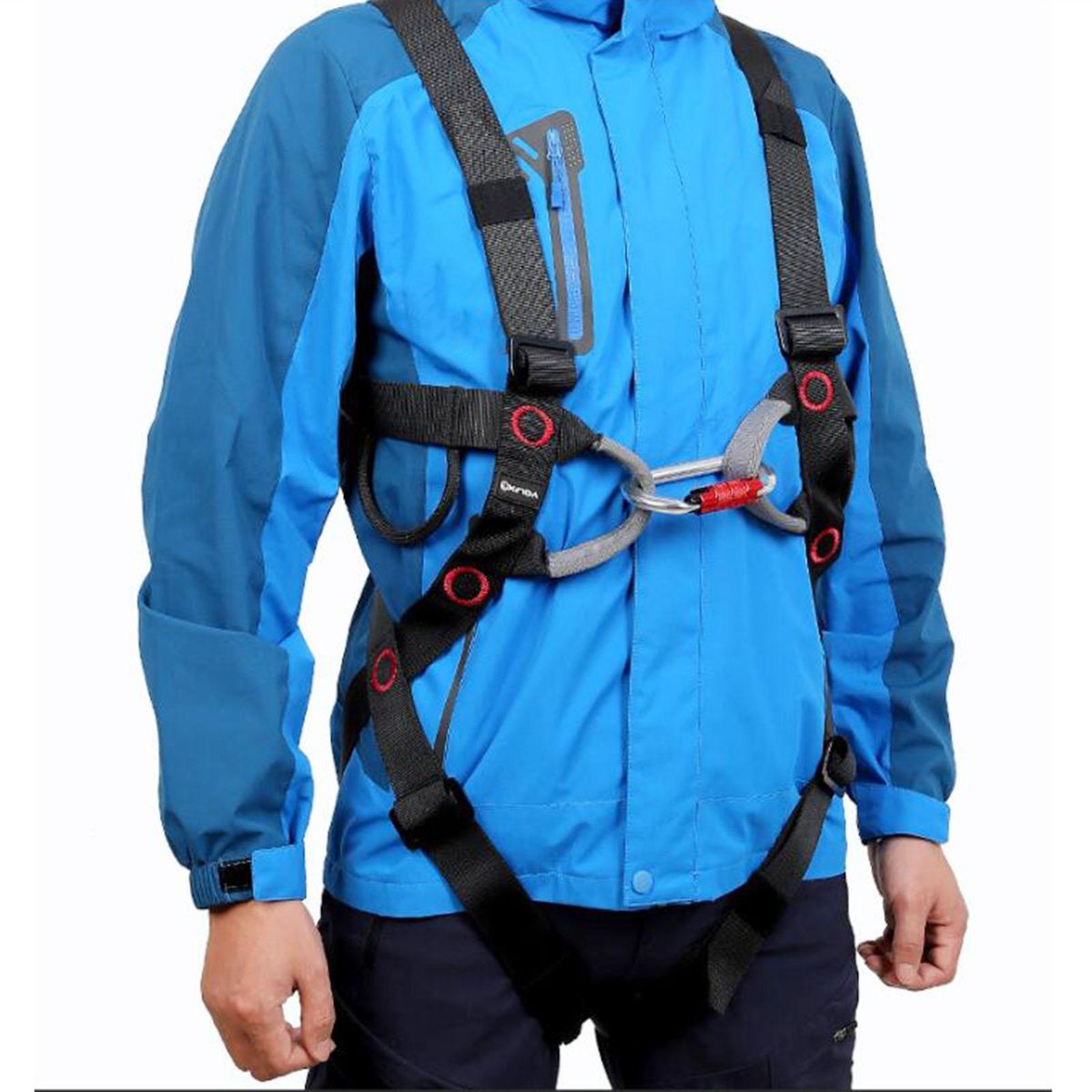 Full Body Harness Seat Belt Safety Climbing For Scaffold Outdoor Adult
