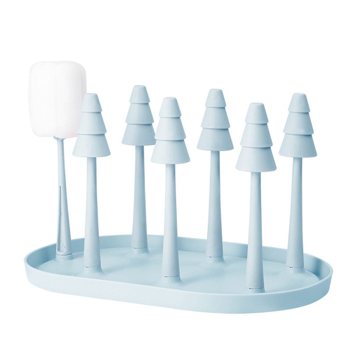 Cup Drying Rack And Brush Bottle Drying Holder Glass Holder