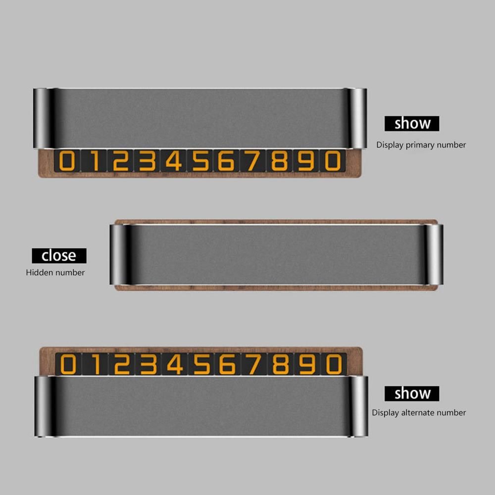 Temporary Parking Sign Can Hide Luminous Parking Card
