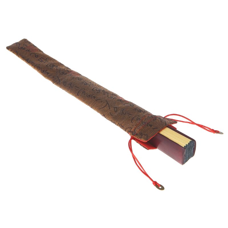 Chinese Bag Hand 5 Pouch Holder Dustproof New Fan Folding Calligraphy Colors Decor Protector