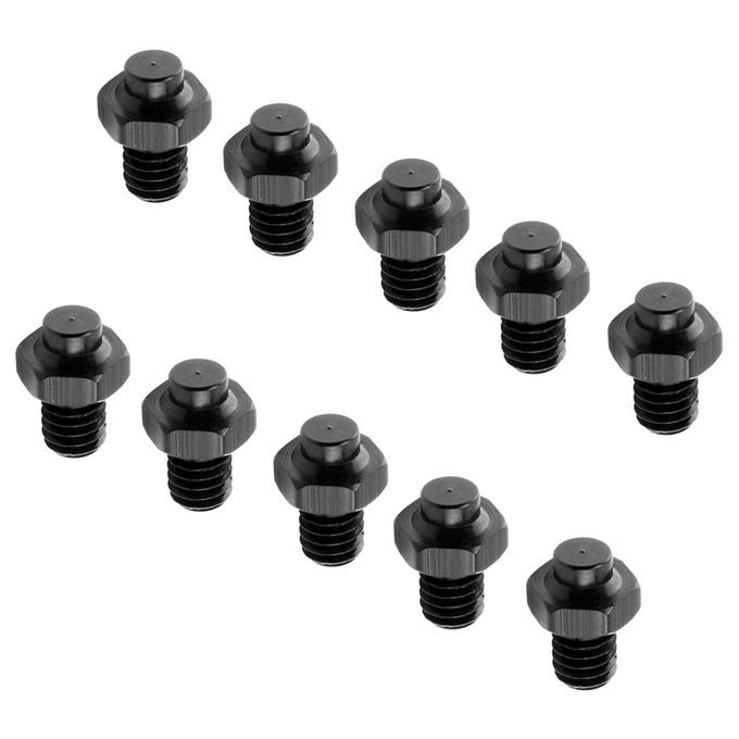 10 Pieces Bike Pedal Screws Mountain Bike Fixed Studs Bicycle Black