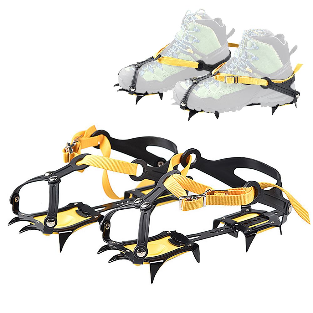 10 Teeth Crampons Traction Cleats Winter Snow Boot Shoe