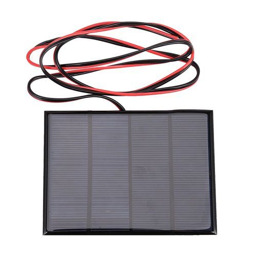 1.5W 12V Mini Solar Panel Small Cell Module Charger With 1M